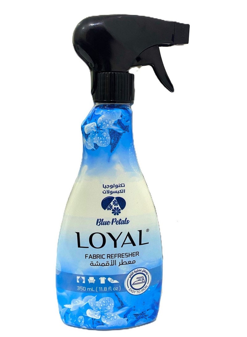 loyal Blue Petals Fabric Refresher Easy To Iron Odor Neutralizing 350 ML - Image 1